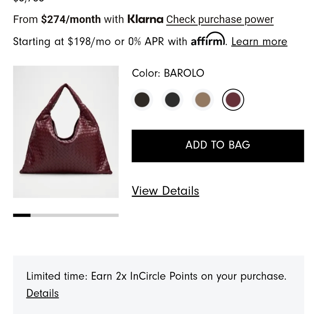 Barolo Woven Hobo Bag